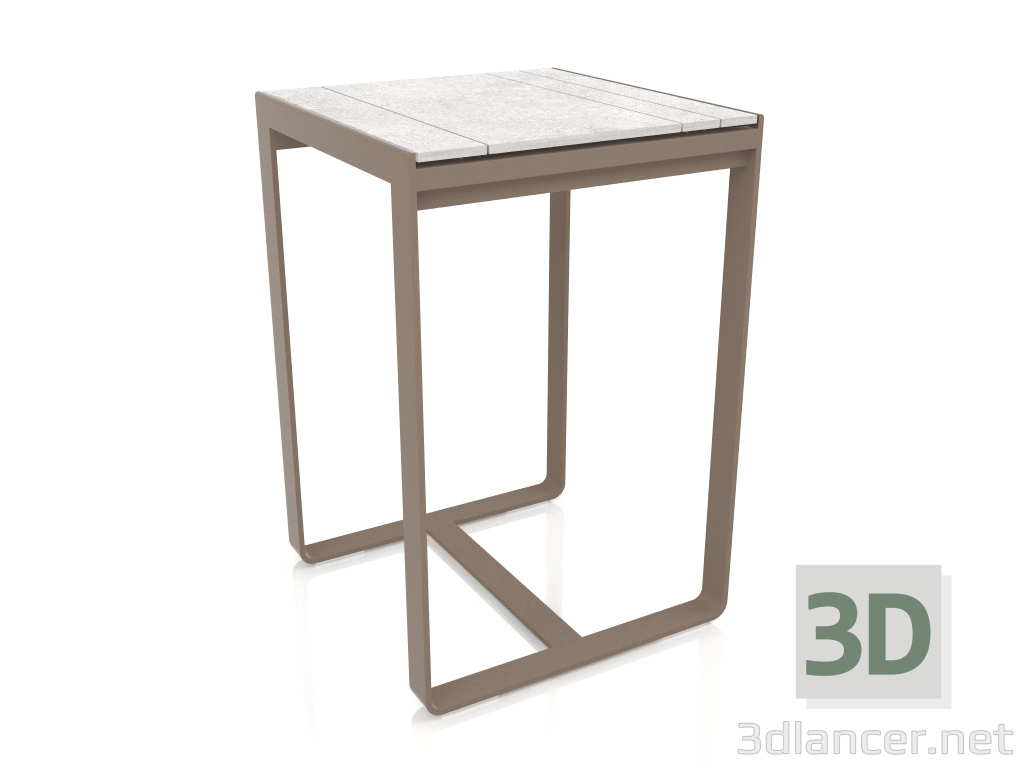 3D Modell Bartisch 70 (DEKTON Kreta, Bronze) - Vorschau