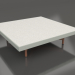 3D Modell Quadratischer Couchtisch (Zementgrau, DEKTON Sirocco) - Vorschau