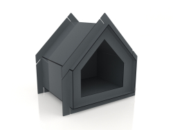 Maison pour animaux de compagnie S (Anthracite)