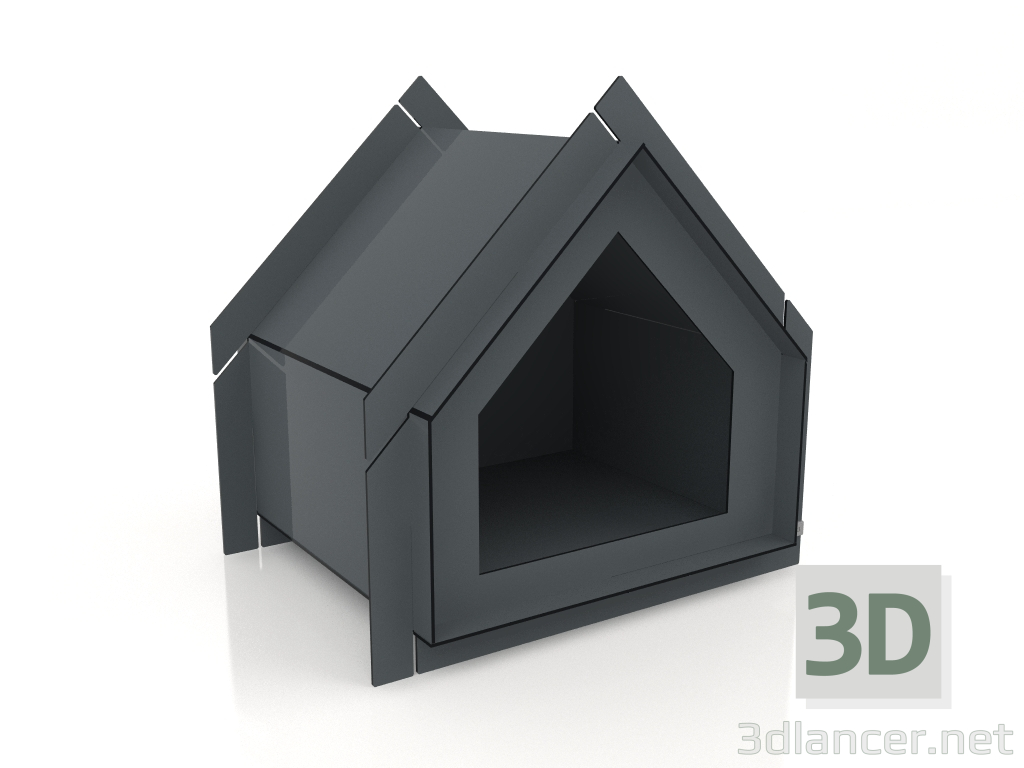 3d модель Будинок для домашніх тварин S (Anthracite) – превью