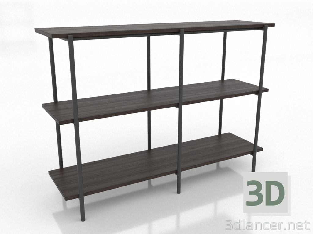 3d модель Стелаж 3 1200Х350Х860 мм (попелястий горіх) – превью 3d модель Стелаж 3 1200Х350Х860 мм (попелястий горіх) – превью