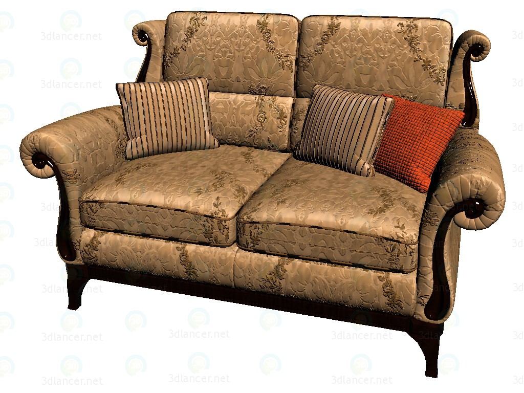 3d model Sofa 2-seater Verona - preview