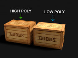 Goods Box low poly