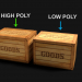 modello 3D Merci Box low poly - anteprima