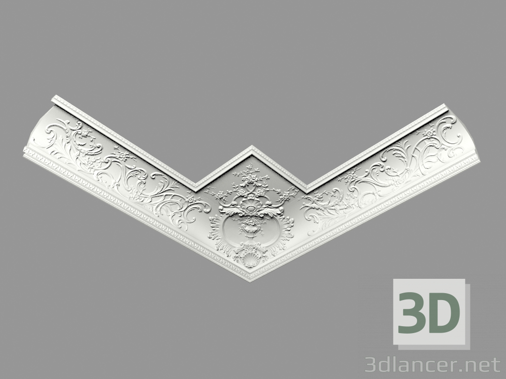 Modelo 3d Beirais moldados (KF91u) - preview