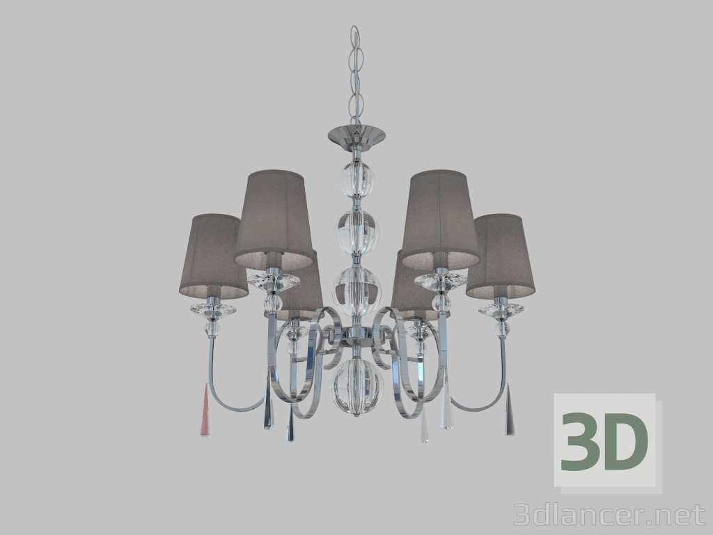 modello 3D Lampadario (31806С) - anteprima