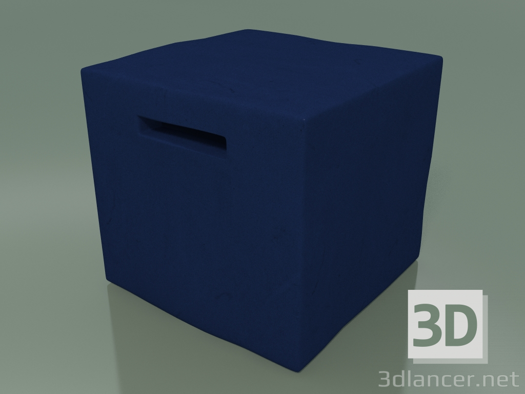 Modelo 3d Mesa de apoio, otomano, rua InOut (41, Azul Cerâmico) - preview