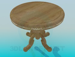 Table en bois ronde