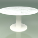 3d model Dining table 314 (Metal Milk, Carrara Marble) - preview