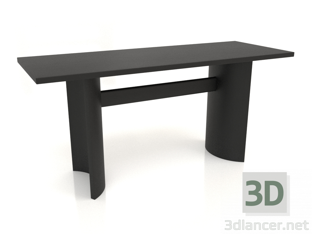 3d model Mesa de comedor DT 05 (1600x600x750, madera negra) - vista previa