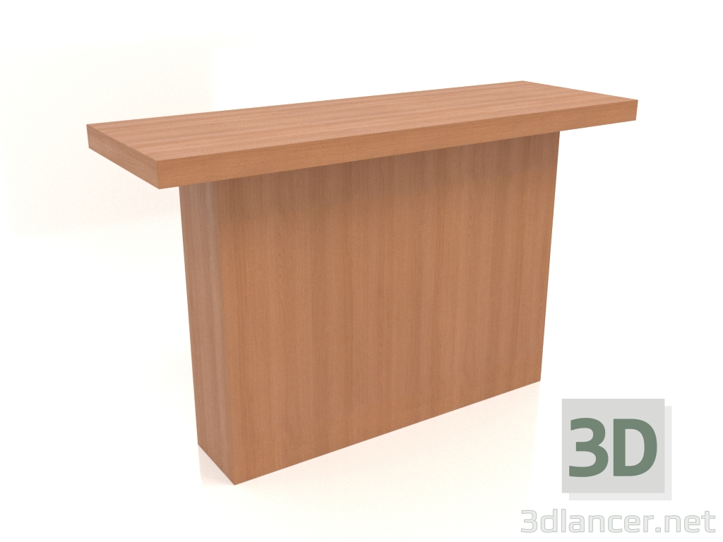 Modelo 3d Mesa de console KT 10 (1200x400x750, madeira vermelha) - preview