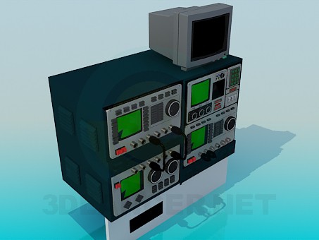 3D Modell Oszilloskope - Vorschau