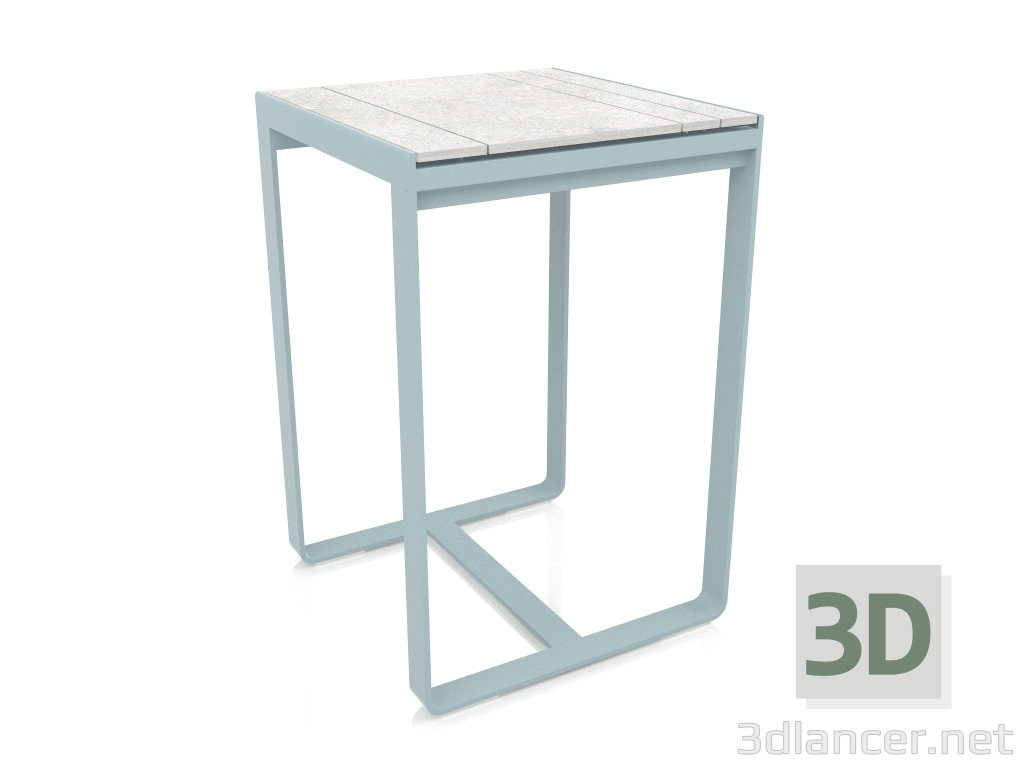 3d model Mesa de bar 70 (DEKTON Kreta, Azul grisáceo) - vista previa