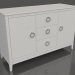 3d model Chest of drawers 2 (white, option 3) - preview