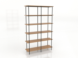 Rack 4 1200X350X1950 mm (rovere naturale)