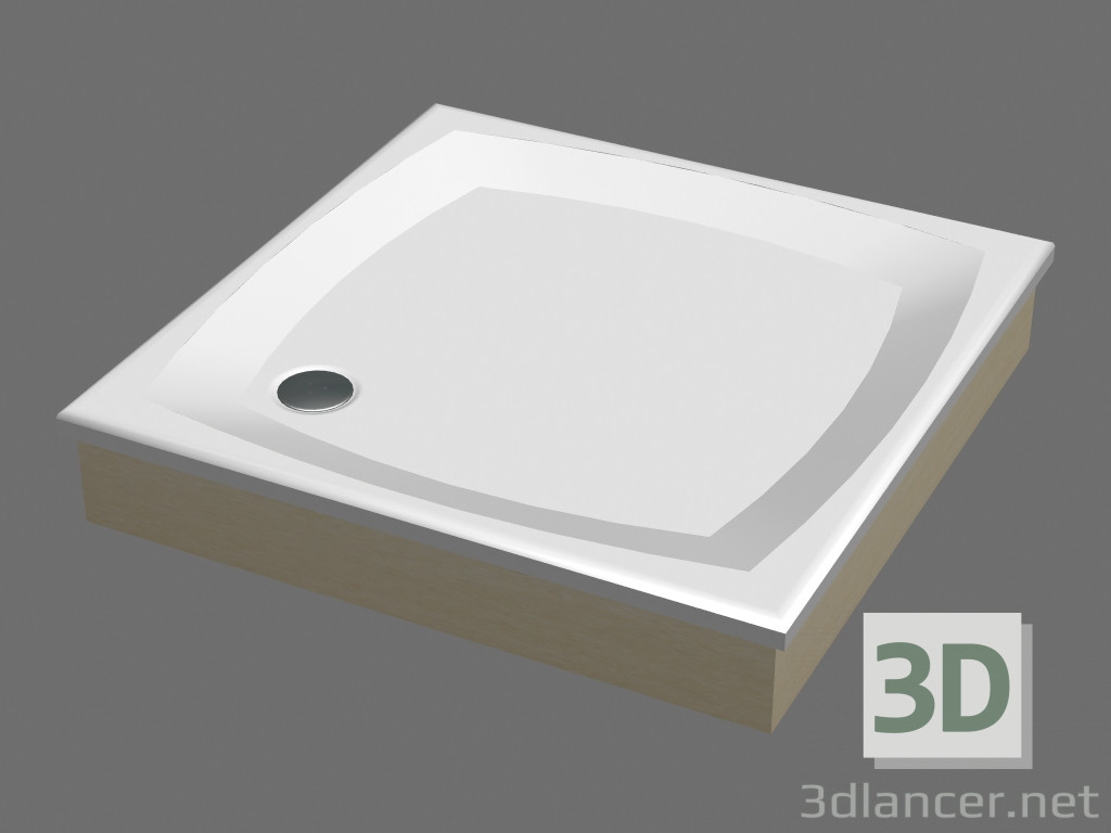 3d model Plato de ducha PERSEUS 100 EX - vista previa