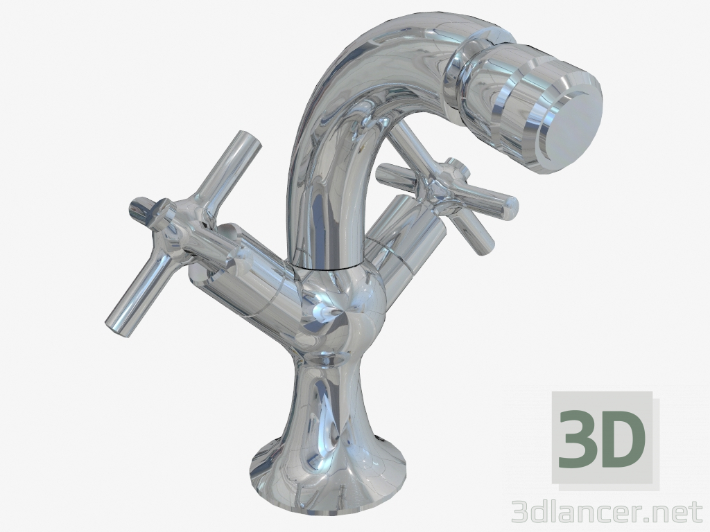 3d model Bath mixer in modern style - preview