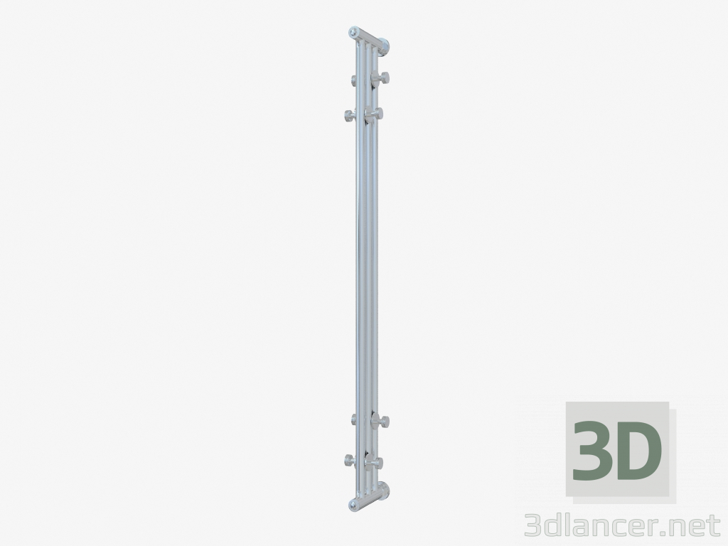 3d модель Радиатор Хорда (1200х195) – превью