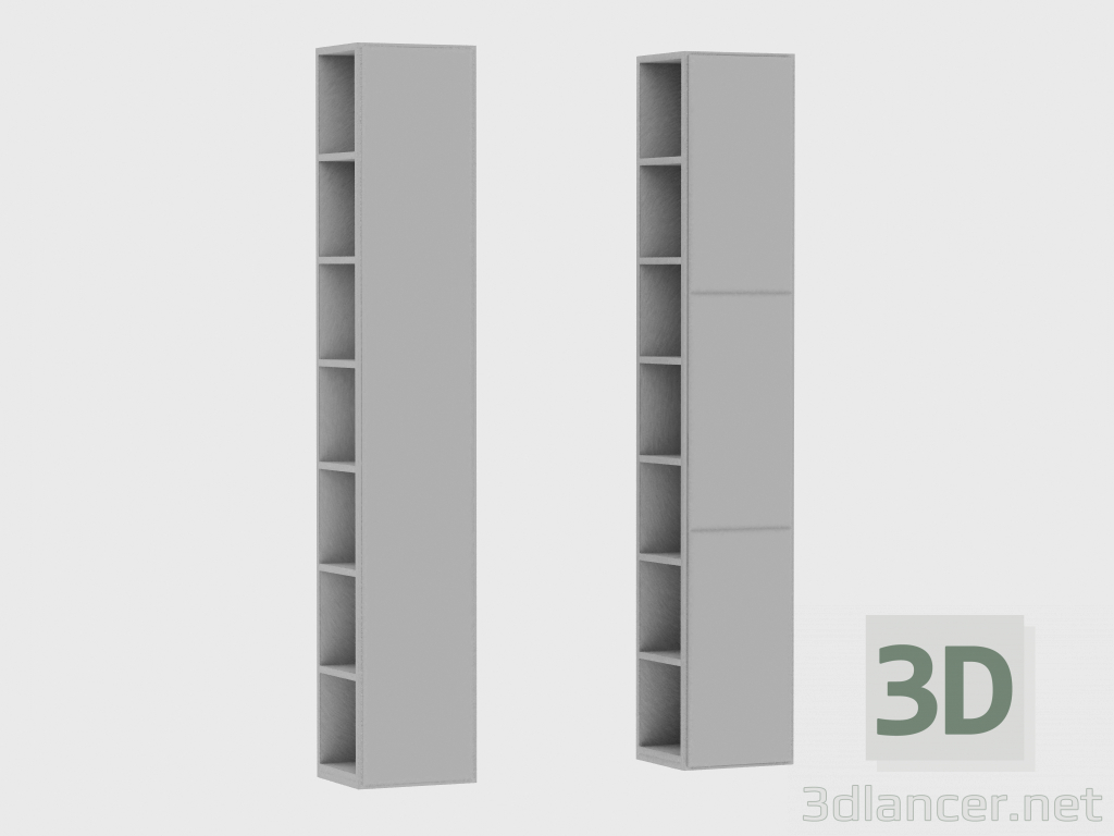 Modelo 3d Elementos do sistema modular IANUS MIDDLE WITH BACK (T268) - preview