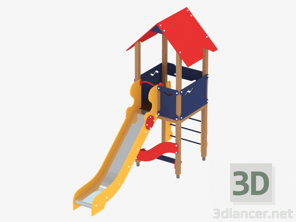 Modelo 3d Complexos de recreação infantil (1101) - preview