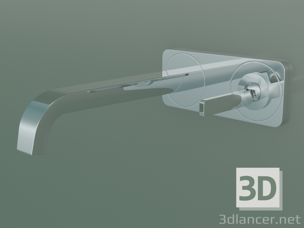 3D Modell Einhebel-Waschtischmischer für verdeckte Installation (36114000) - Vorschau