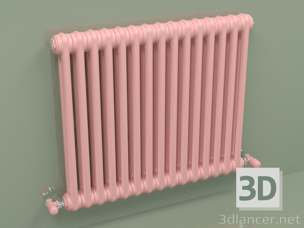 3d model Radiator TESI 2 (H 600 15EL, Pink - RAL 3015) - preview