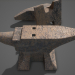 modello 3D di Rusty anvil pbr Modello 3D a basso numero di poligoni comprare - rendering