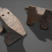 modello 3D di Rusty anvil pbr Modello 3D a basso numero di poligoni comprare - rendering