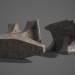 modello 3D di Rusty anvil pbr Modello 3D a basso numero di poligoni comprare - rendering