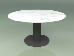 Mesa de comedor 314 (Metal Ahumado, Mármol de Carrara)