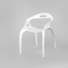 3d Plastic chair model buy - render