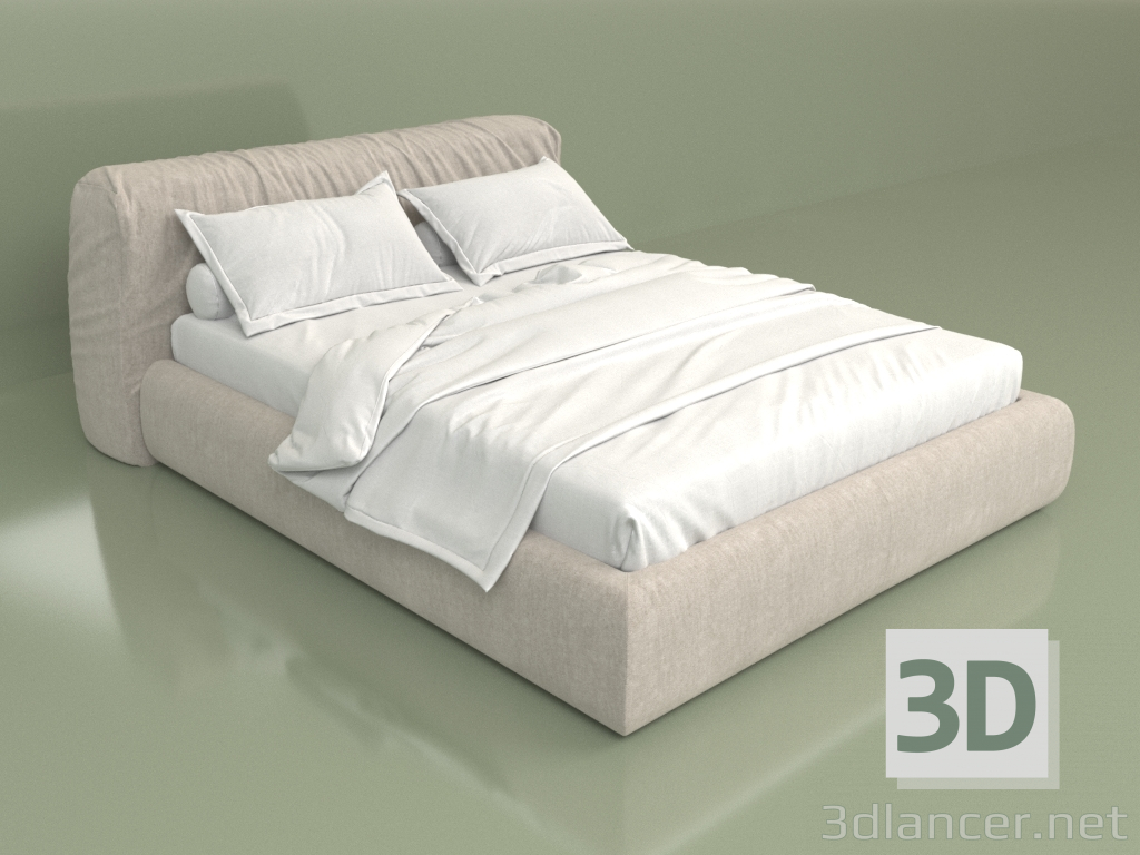 3d model Cama pura - vista previa