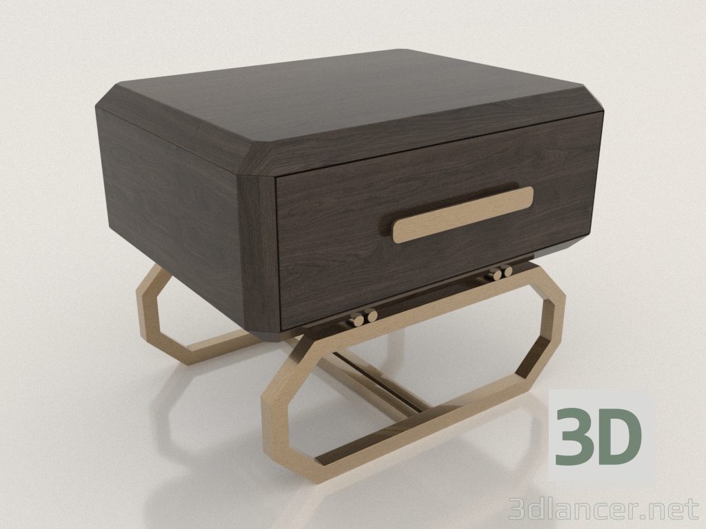 modello 3D Comodino - anteprima