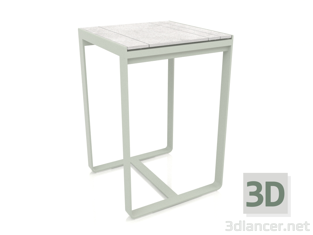 Modelo 3d Mesa de bar 70 (DEKTON Kreta, cinza cimento) - preview