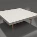 3D Modell Quadratischer Couchtisch (Quarzgrau, DEKTON Sirocco) - Vorschau