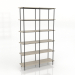 Modelo 3d Rack 4 1200X350X1950 mm (carvalho clareado) - preview