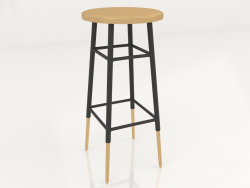 Taburete de bar FM03-BK00WG00