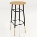 3 डी मॉडल बार स्टूल FM03-BK00WG00 - पूर्वावलोकन