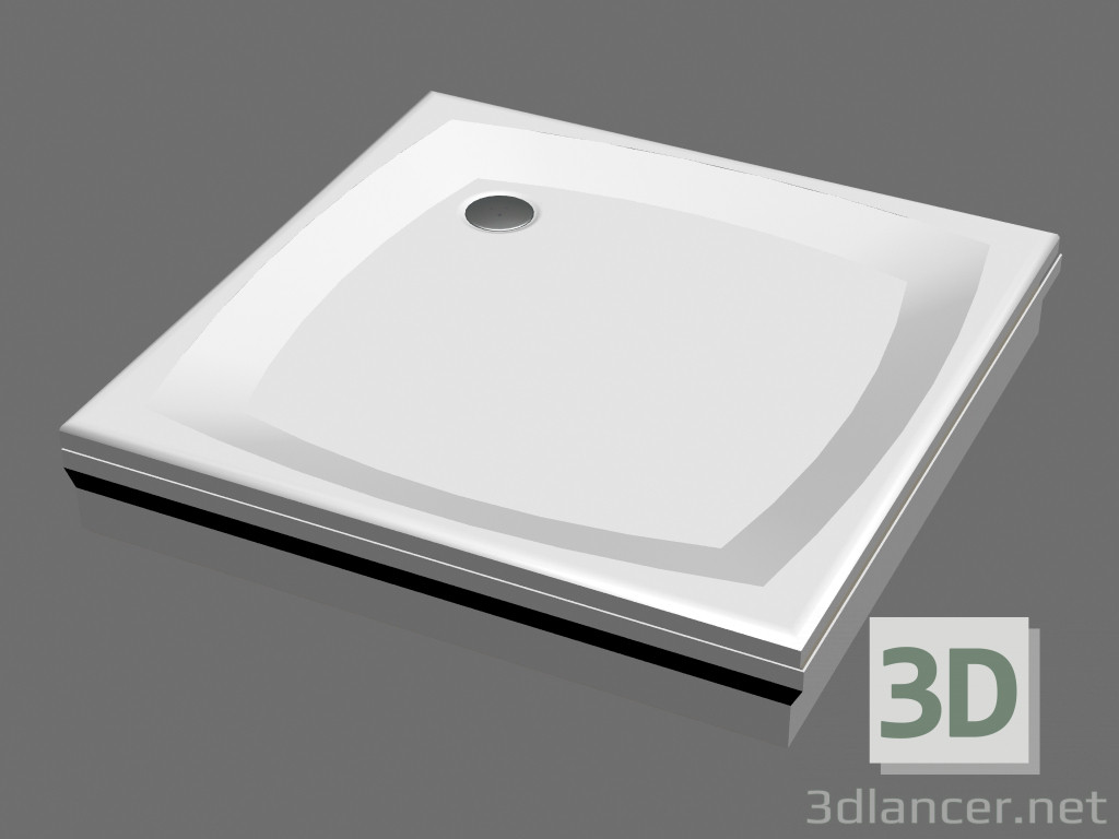 Modelo 3d Base de duche Perseu PAN-100 - preview