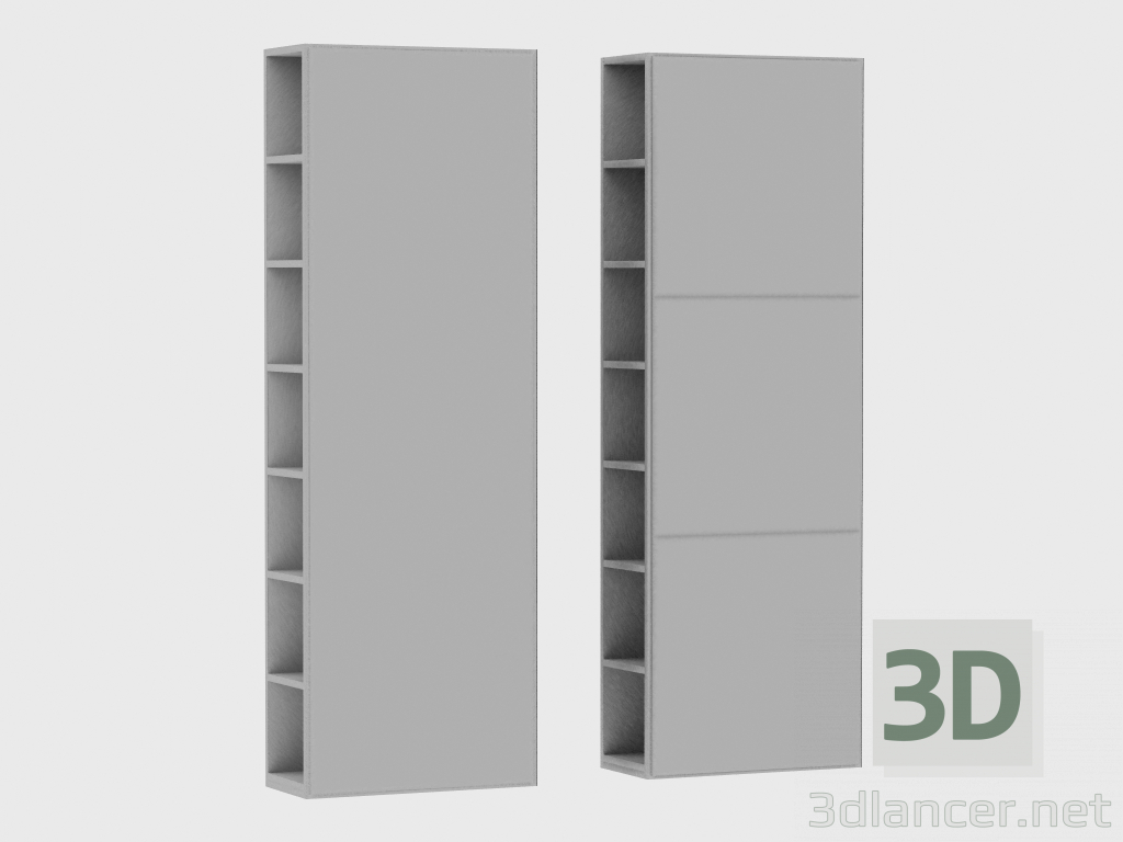 modèle 3D Eléments du système modulaire IANUS MIDDLE WITH BACK (U268) - preview