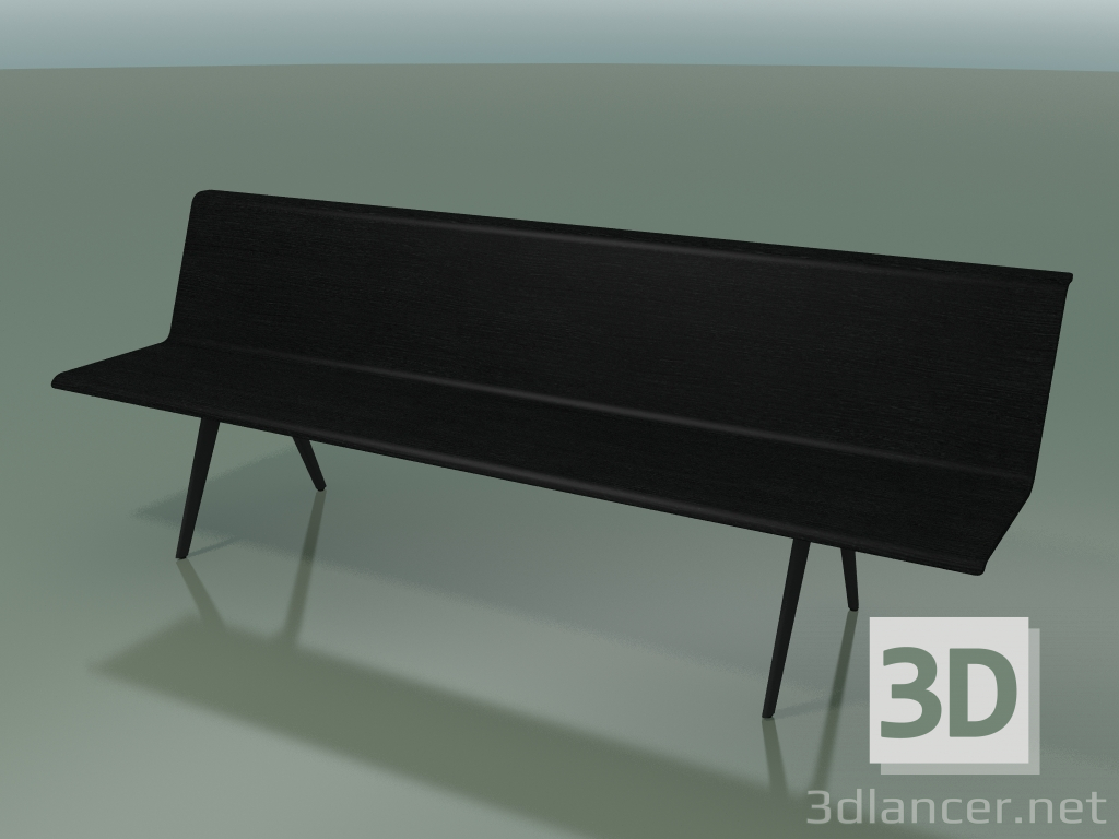 3d model Módulo central Eating 4607 (L 240 cm, negro) - vista previa