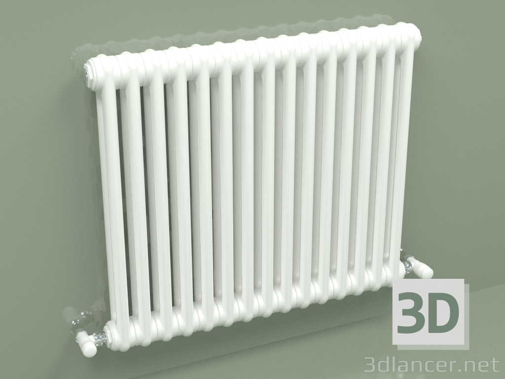 Modelo 3d Radiador TESI 2 (H 600 15EL, branco padrão) - preview