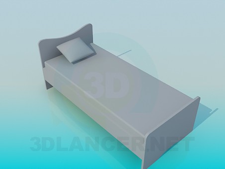 Modelo 3d Cama para criança - preview