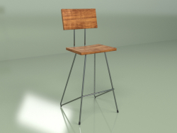 Half bar chair Henry Hairpin