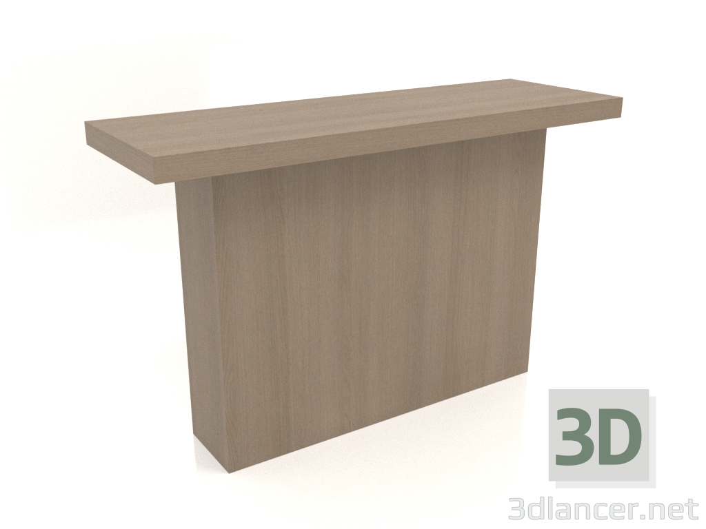 3d модель Стол консольный KT 10 (1200х400х750, wood grey) – превью