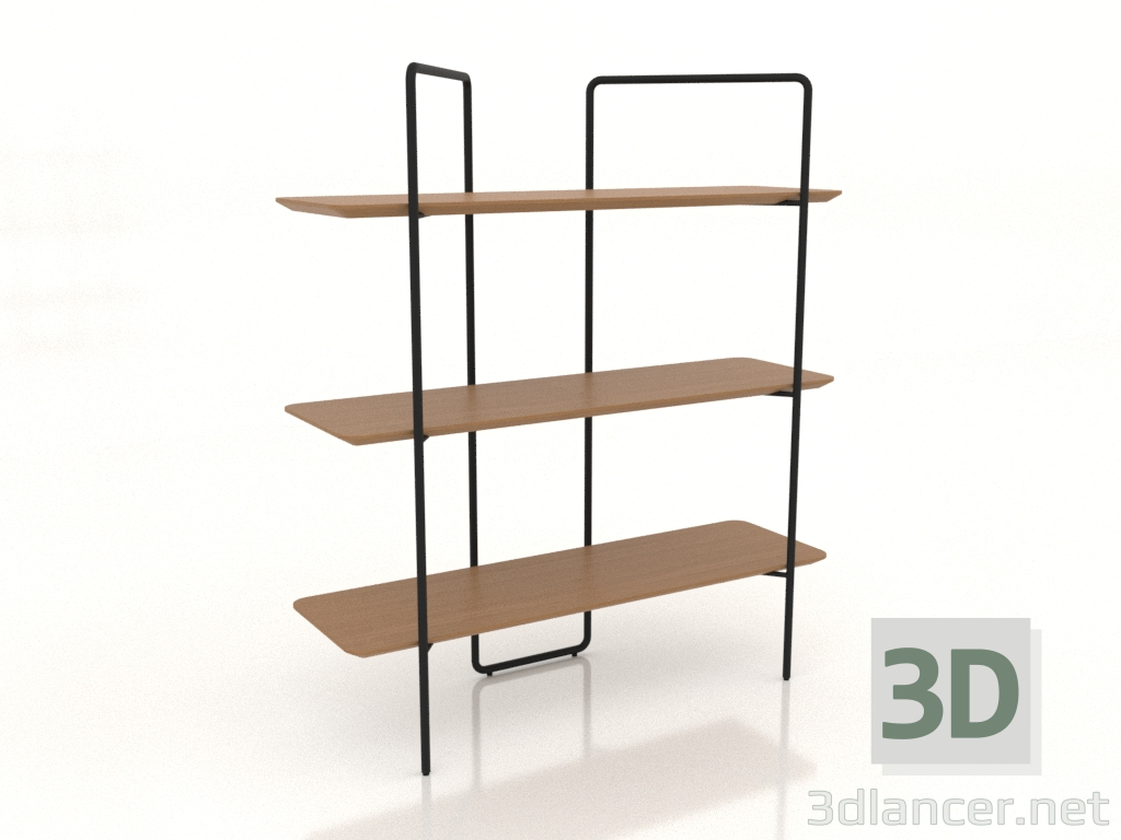 3d model Bastidor modular 02 (2x3) - vista previa