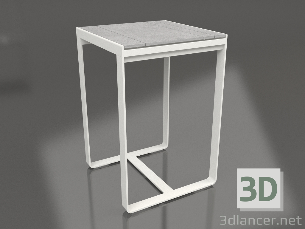 3D Modell Bartisch 70 (DEKTON Kreta, Achatgrau) - Vorschau