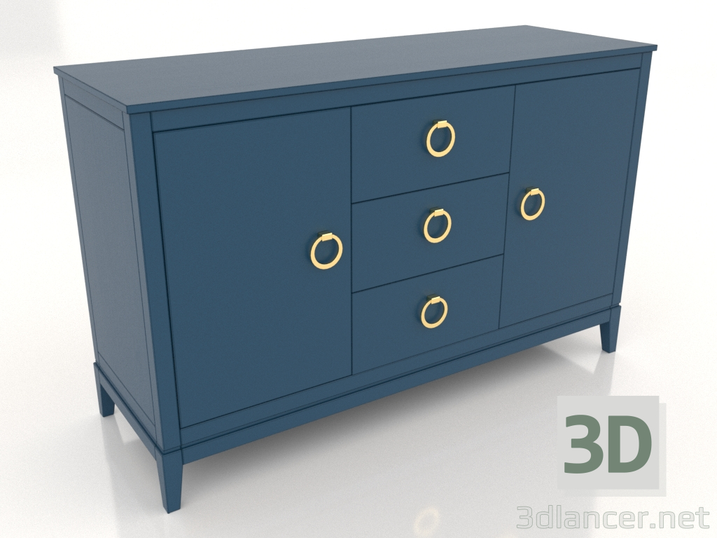 3D Modell Kommode (RAL 5025, Option 1) - Vorschau