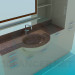 3d model The furniture in the bathroom - preview