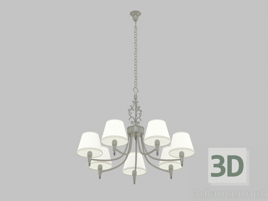 Modelo 3d Candelabro Idilia (1192-7P) - preview